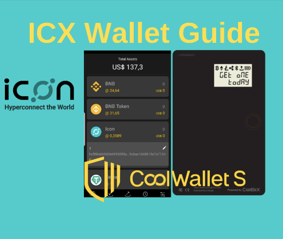 How to set up and back up your ICX wallet on CoolWallet S