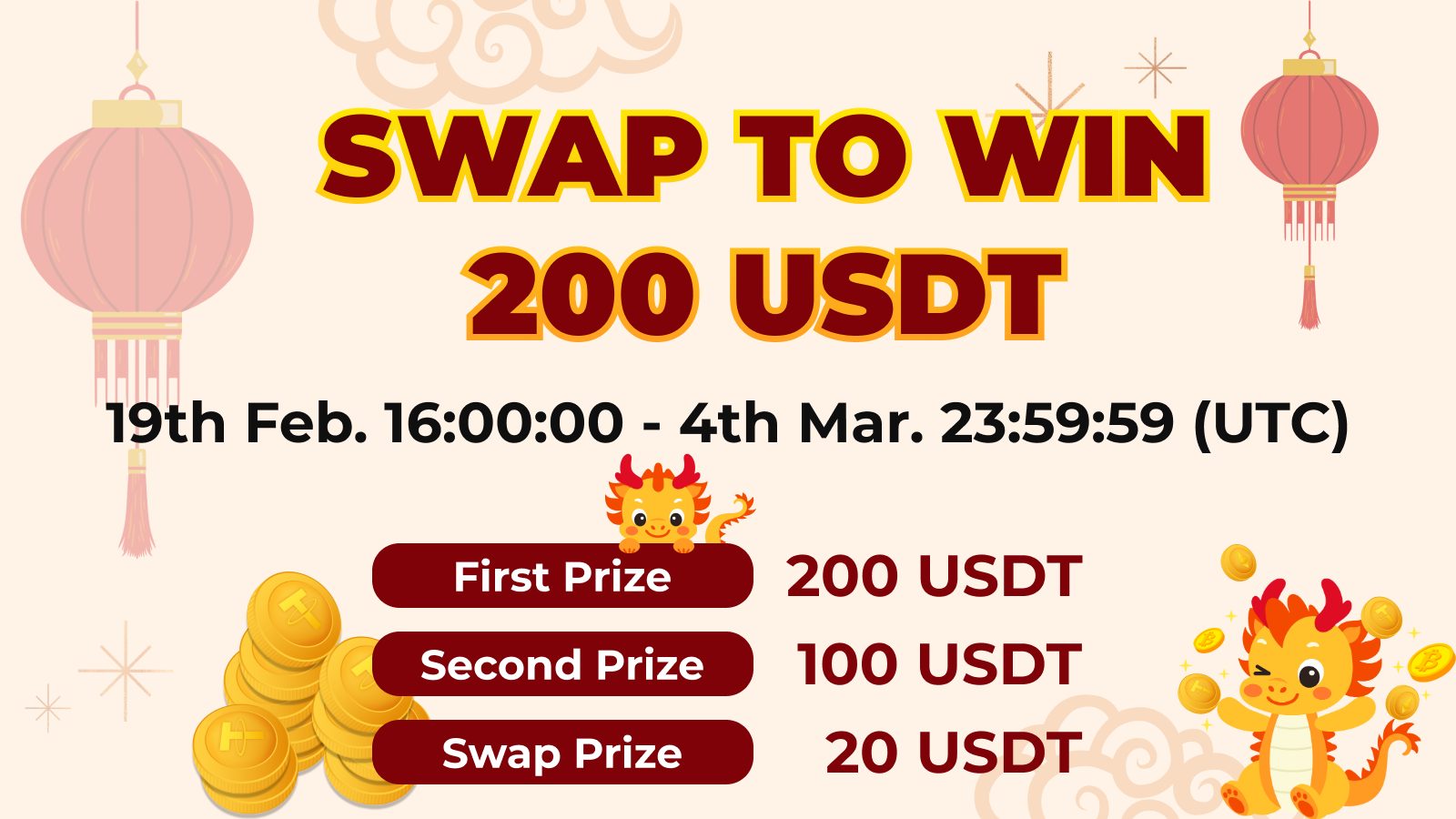 Swap on CoolWallet App to Win 200 USDT