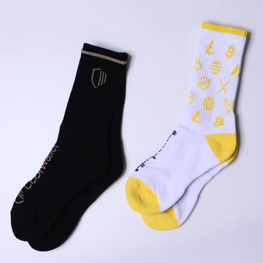 Chaussettes tendance crypto CoolWallet