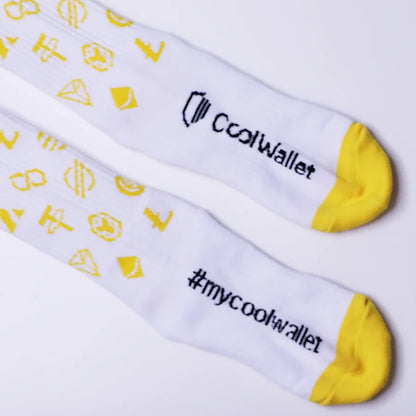 Chaussettes tendance crypto CoolWallet