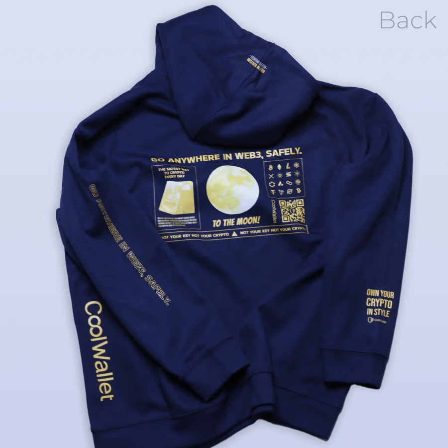 Bitcoin x CoolWallet TO THE MOON Hoodie