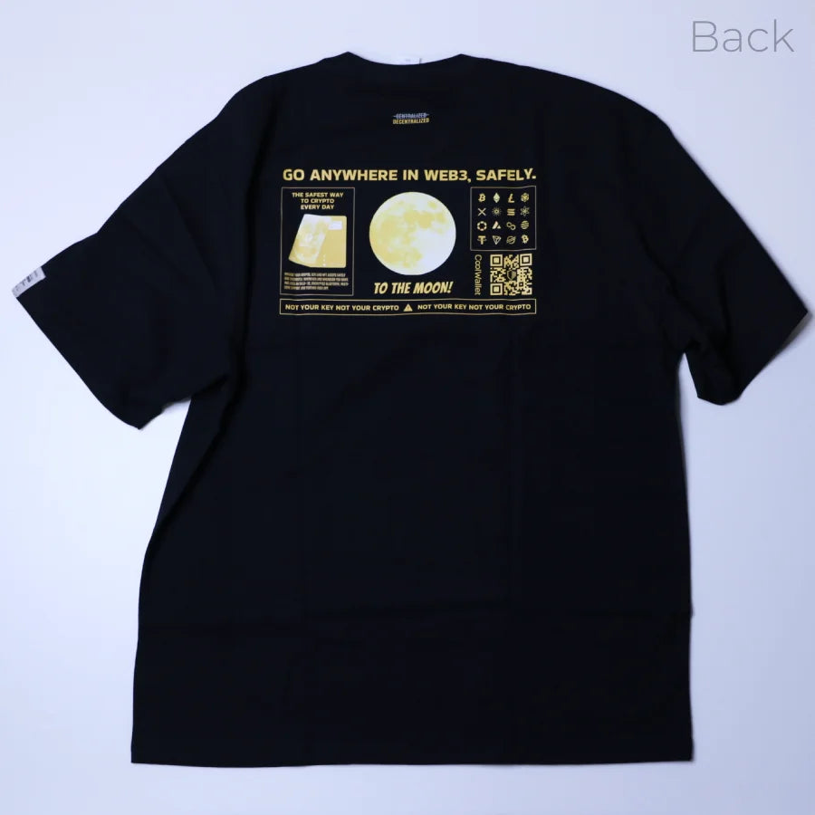 T-shirt Bitcoin x CoolWallet TO THE MOON